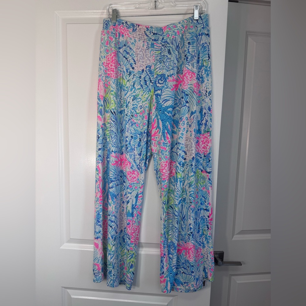 Lilly Pulitzer Multicolor Tropical Print Pants